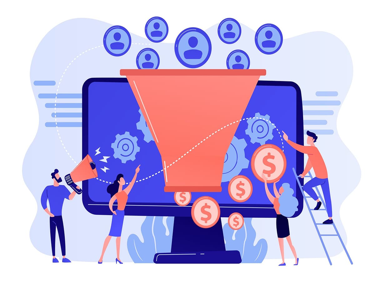 قیف فروش چیست؟