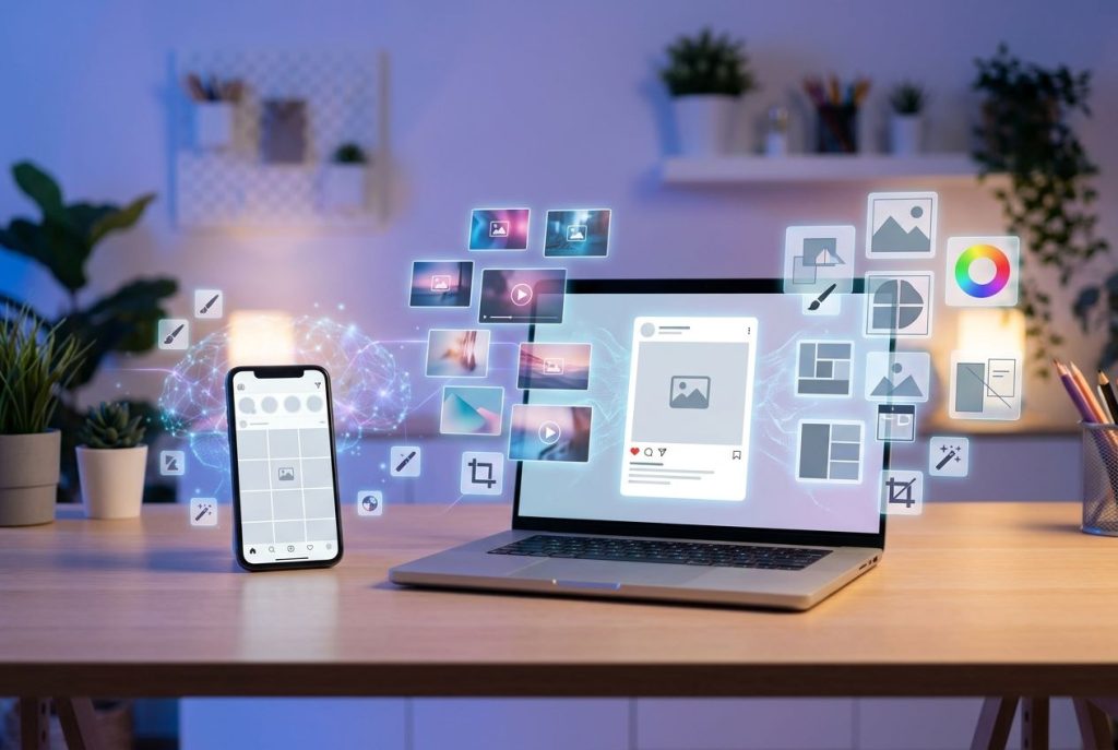 ابزارهای AI برای مدیریت پیج اینستاگرام